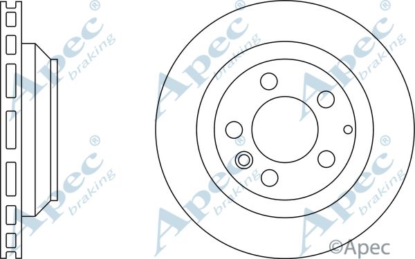 APEC BRAKING Тормозной диск DSK2284